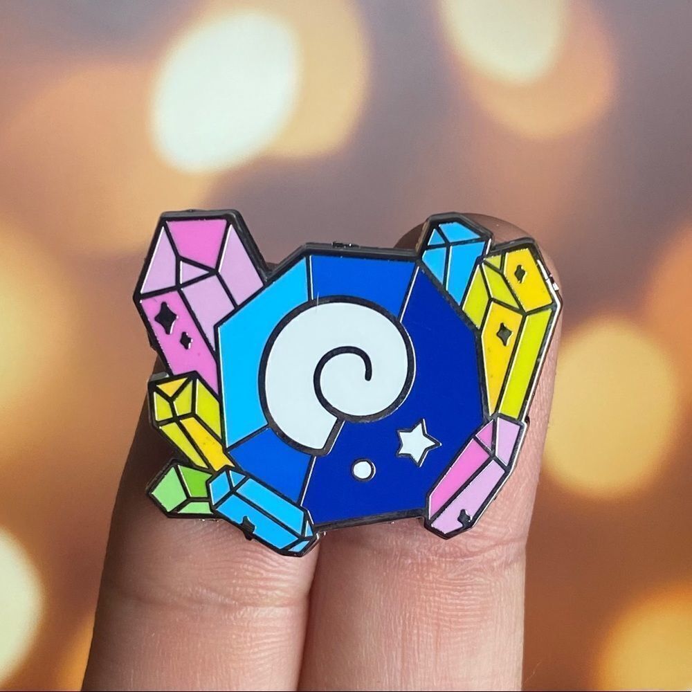Magic Crystals Enamel Pin/ Brooch Lapel